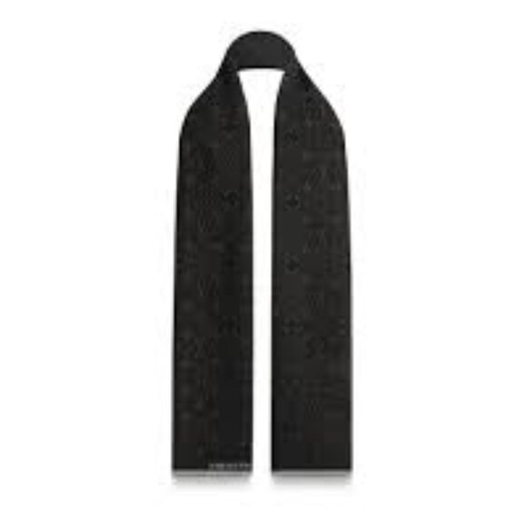 Louis Vuitton My Monogram Eclipse Scarf Men's NWOT - Picture 3 of 7